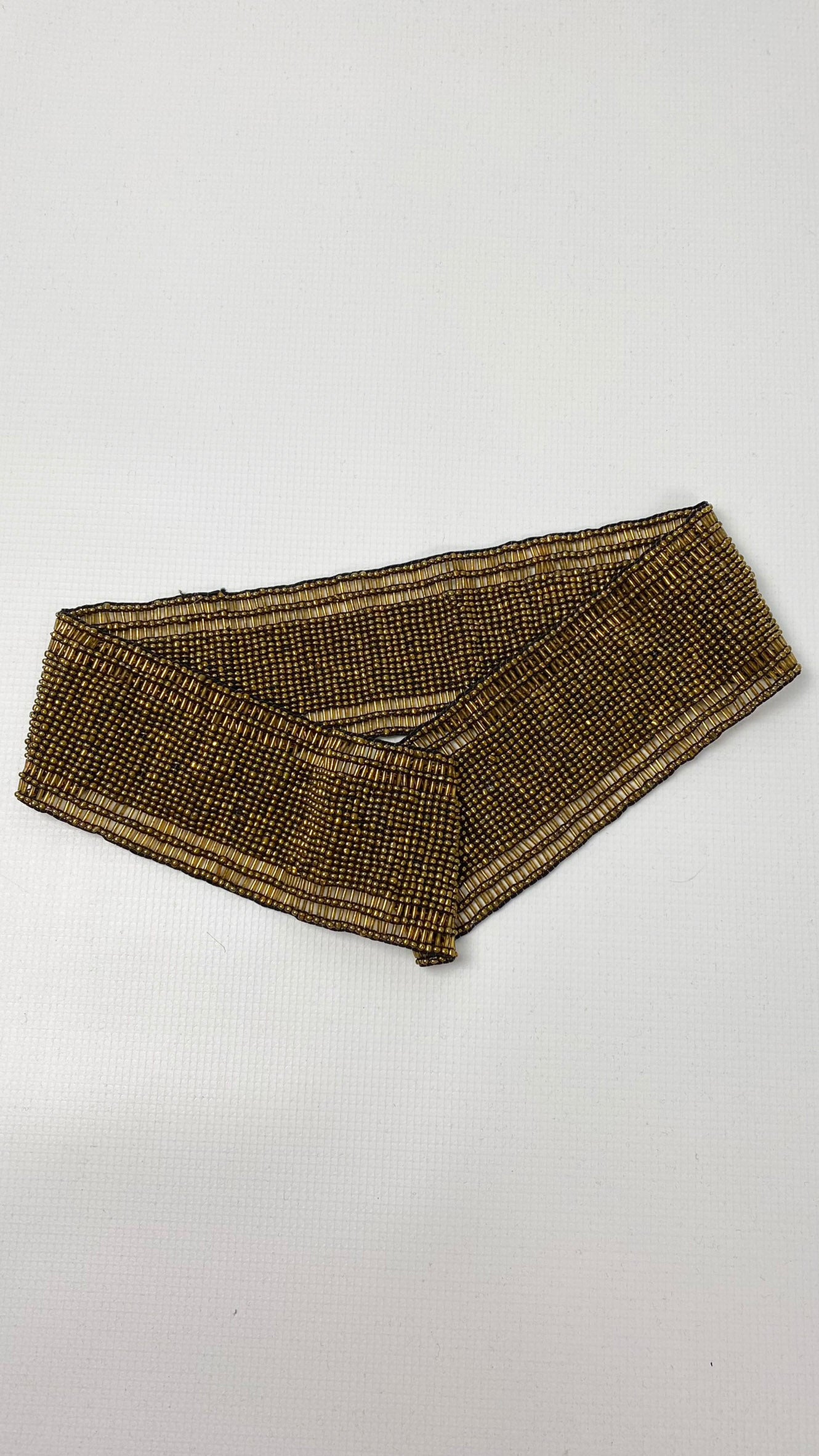 Stretchy metal bead belt (3 extra-wide colours)