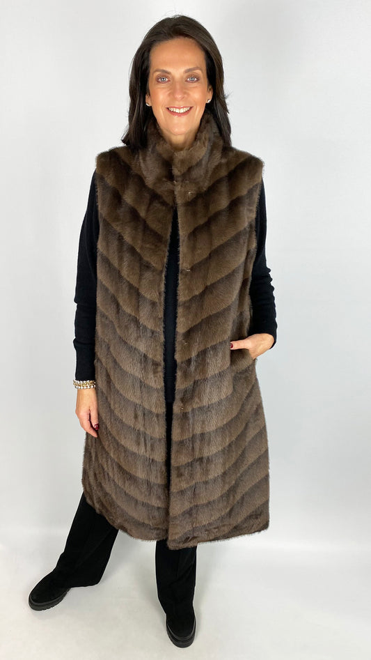 Longline faux fur gilet | 3 Colours | by Malissa J