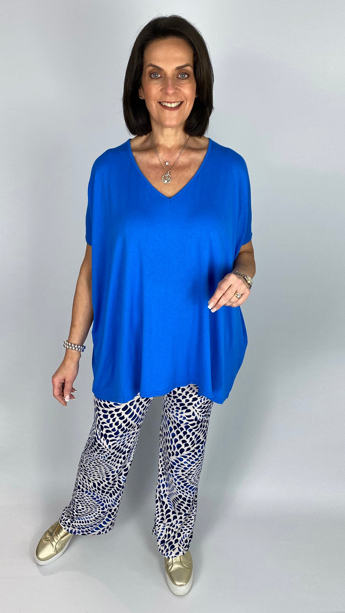 Crease free print palazzo pant | 2 Colours | last 1