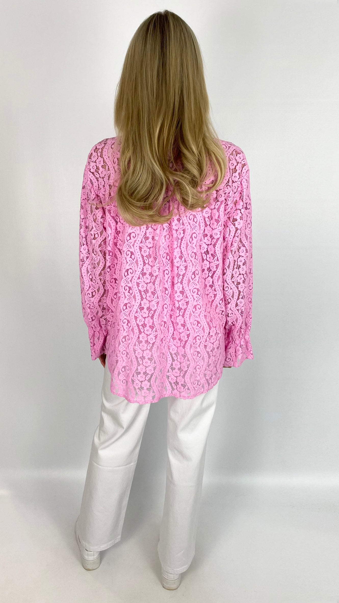 Frill sleeve lace blouse with cami | 4 Colours | last 1