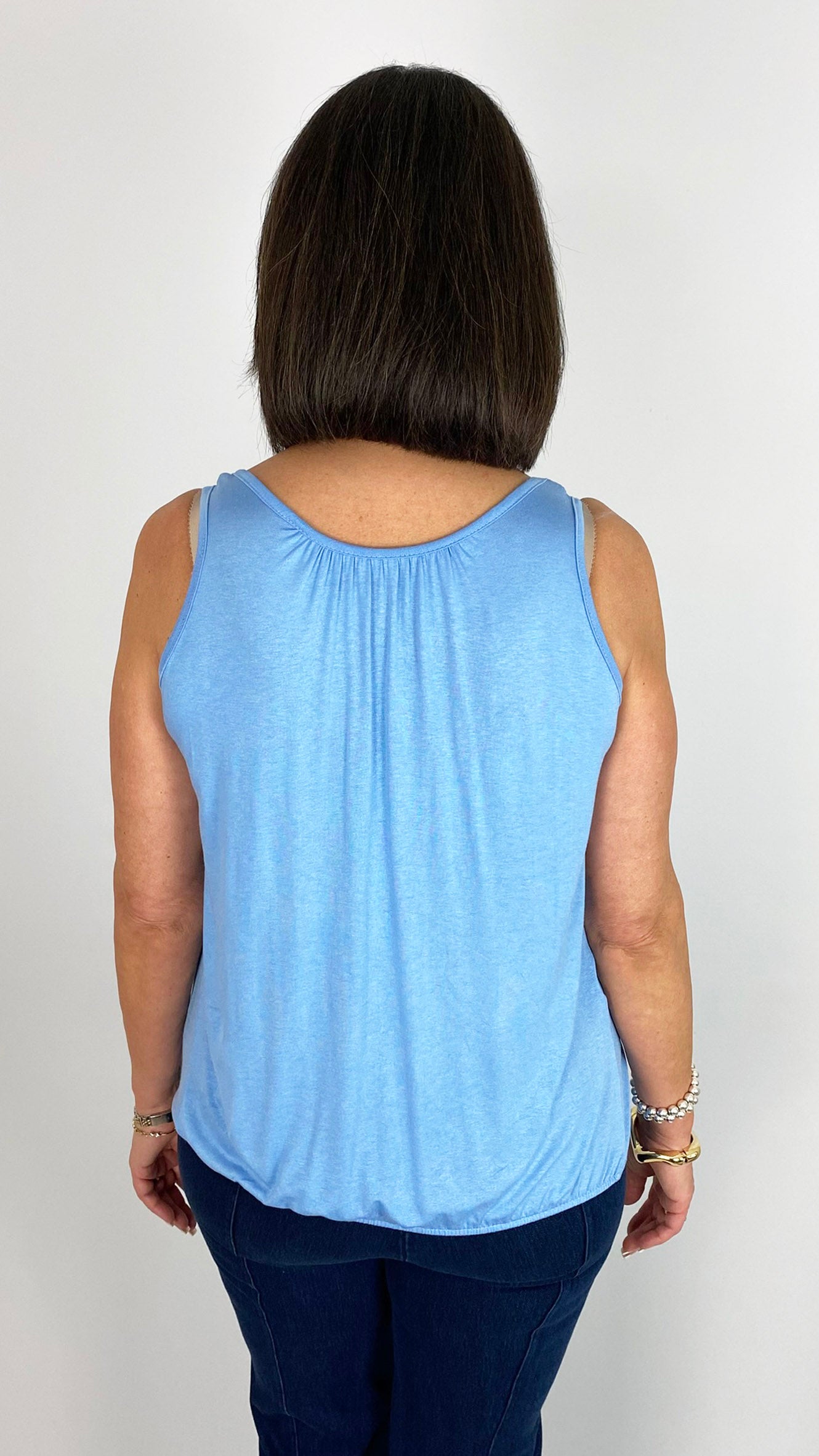 Gathered sleeveless top | 9 Colours