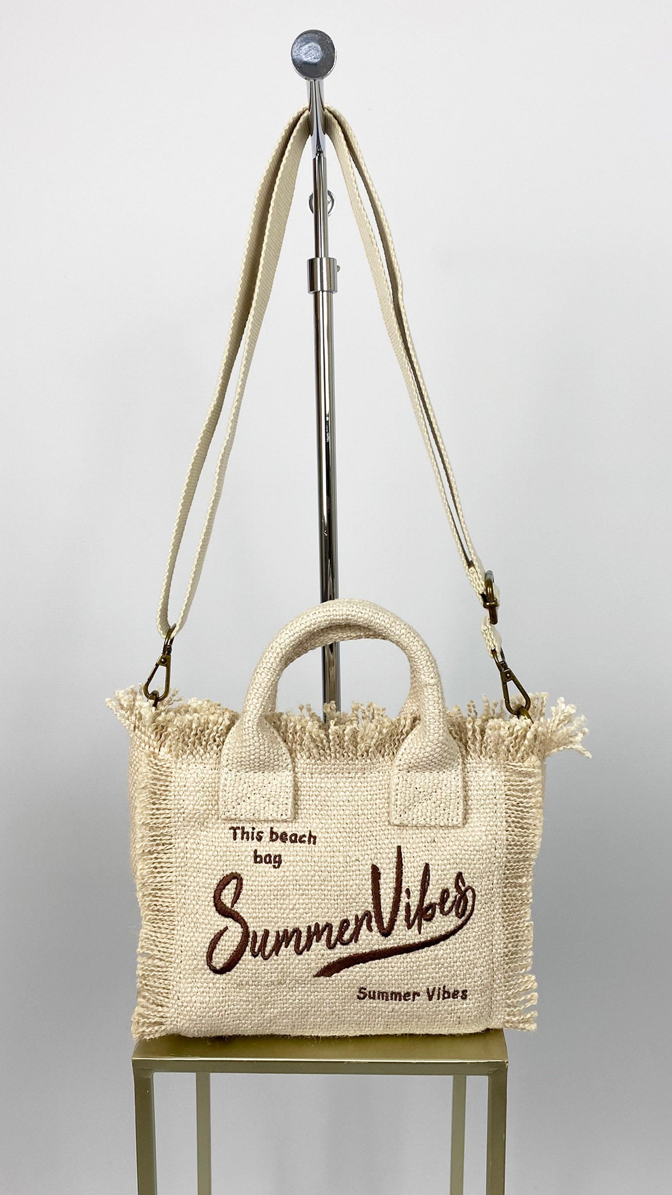 バッグ SUMMER Woven 'Summer Vibes' mini bag w/ crossbody strap | 4 Colours – My
