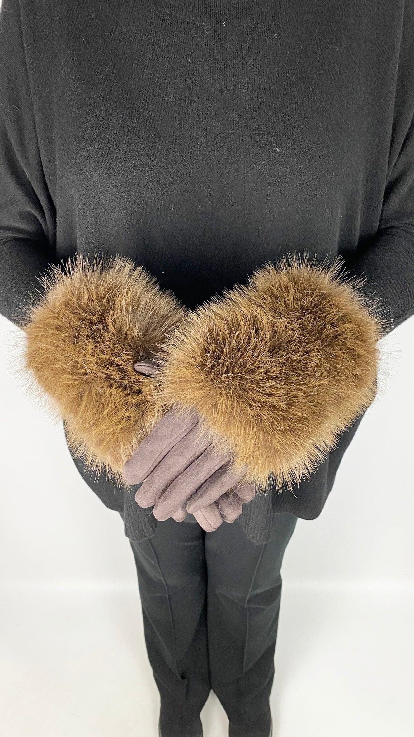 Faux fur & suedette gloves | 3 Colours