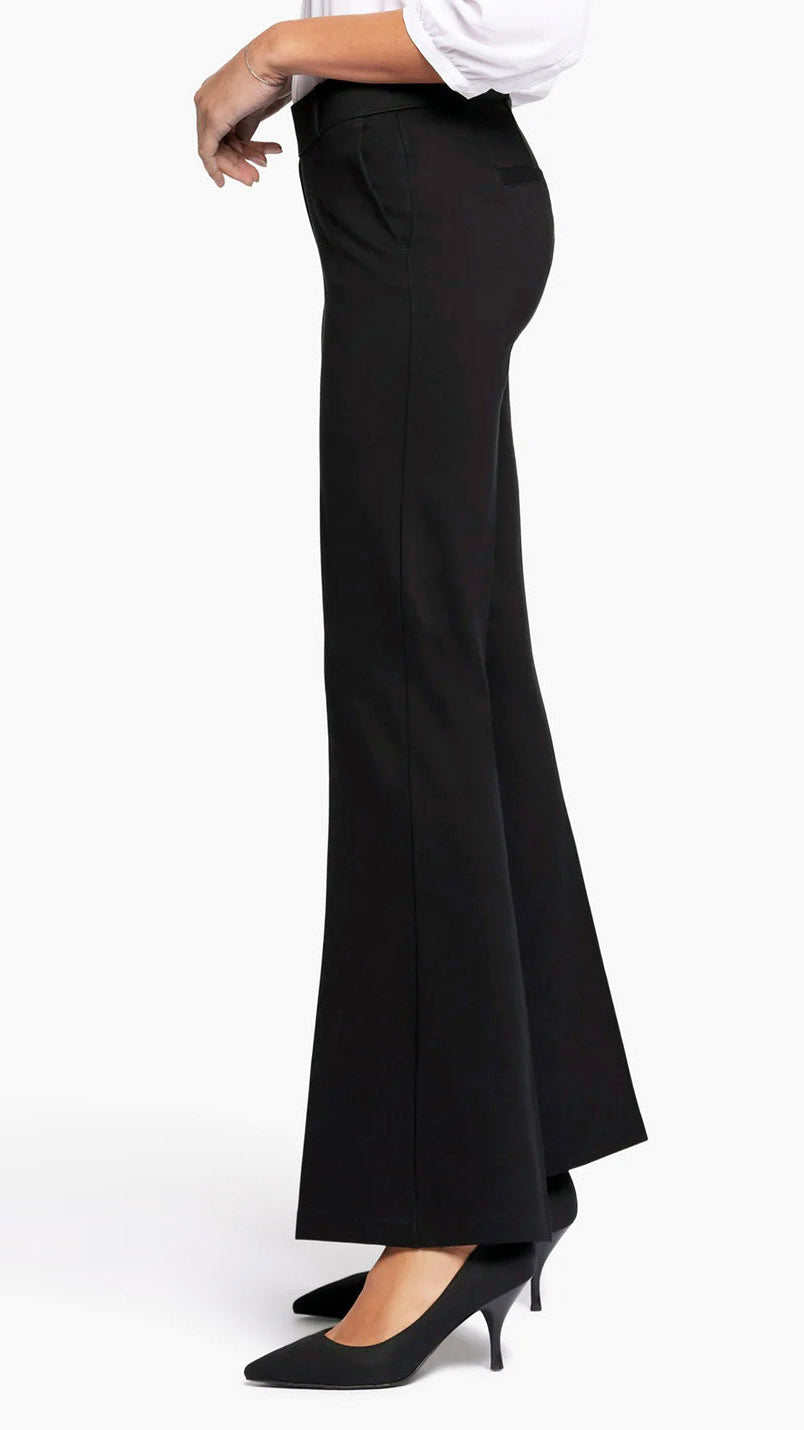 Womens black flare dress fashion pants