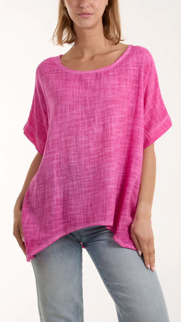 Cotton washed dipped side top (6 Colours) - last 1s