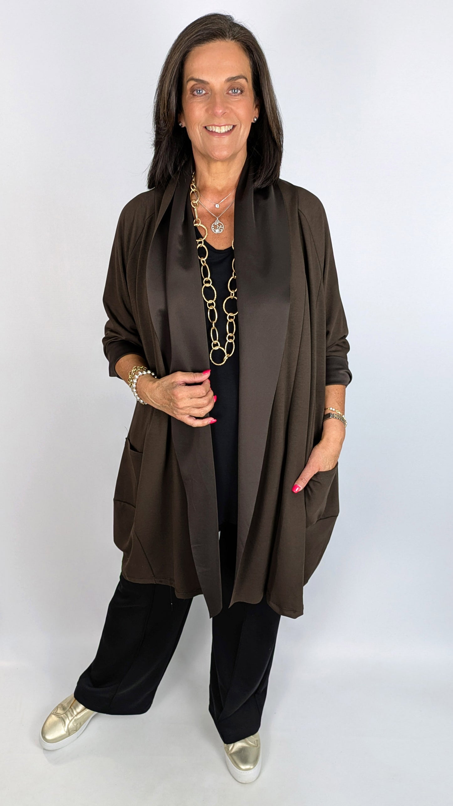 Waterfall edge 2 edge Jacket | 4 Colours