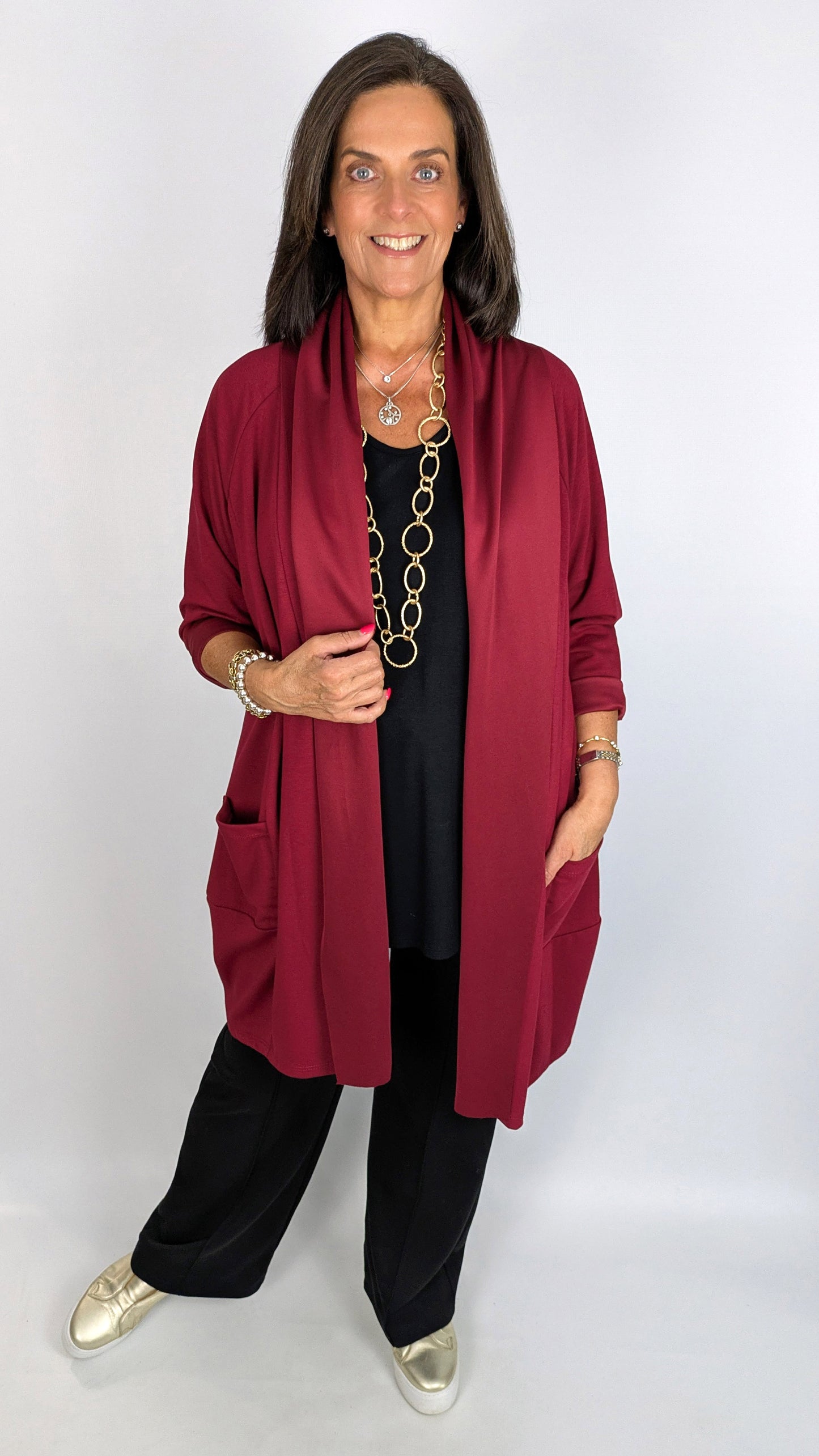 Waterfall edge 2 edge Jacket | 4 Colours