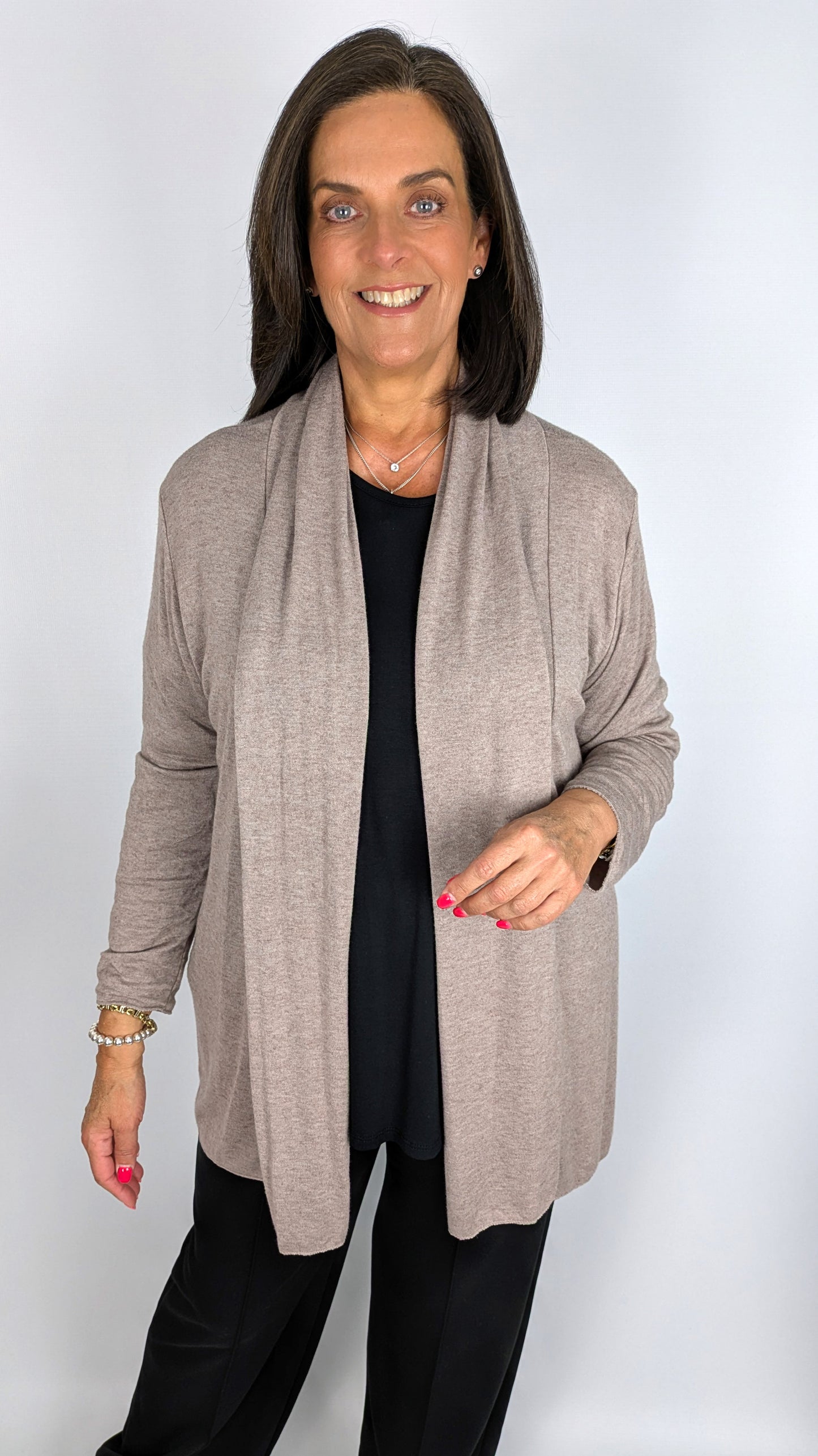 Edge 2 edge midi cardigan | 4 Colours