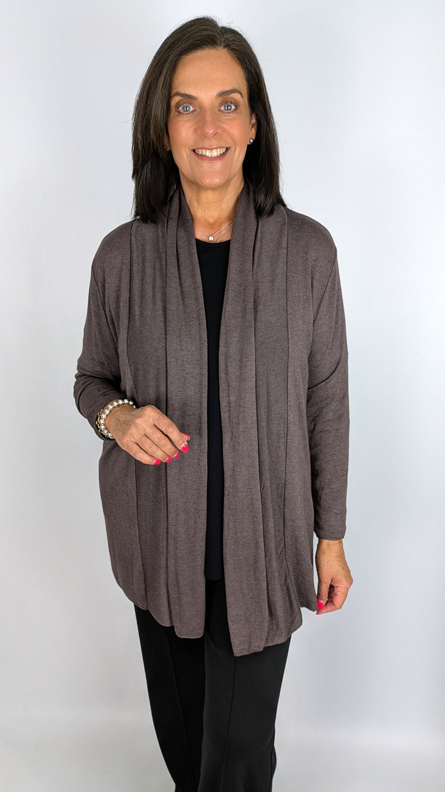 Edge 2 edge midi cardigan | 4 Colours