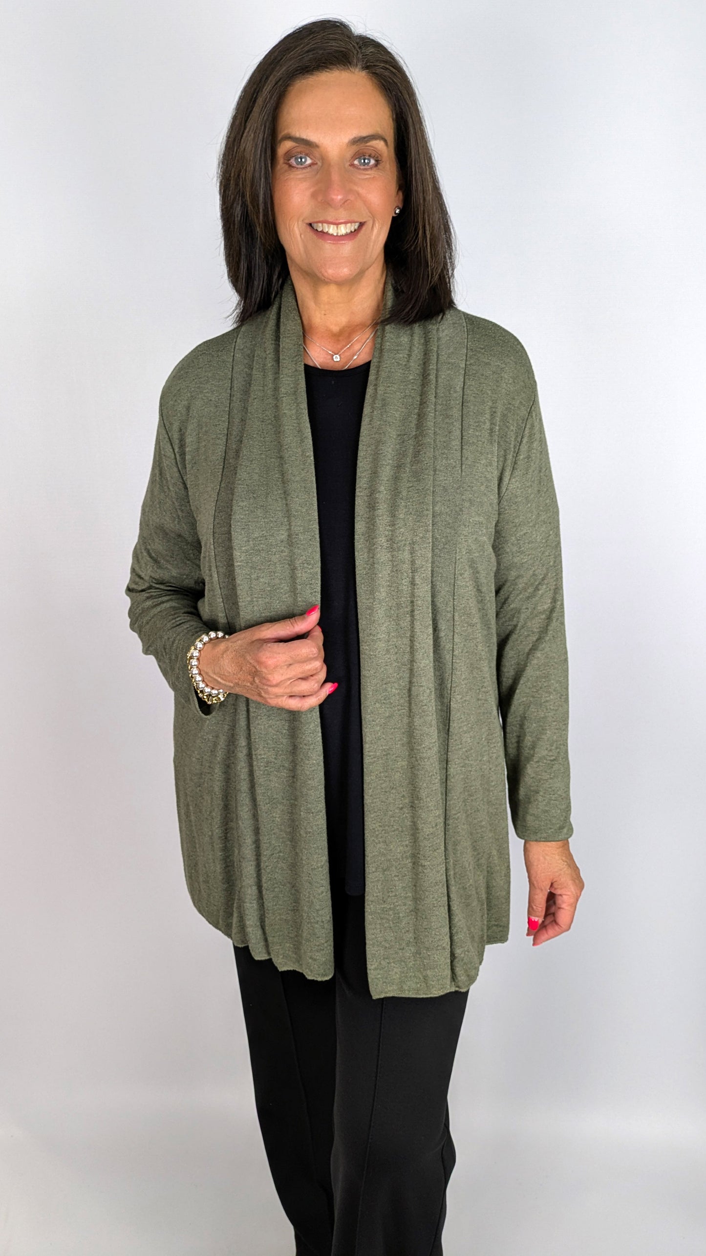 Edge 2 edge midi cardigan | 4 Colours