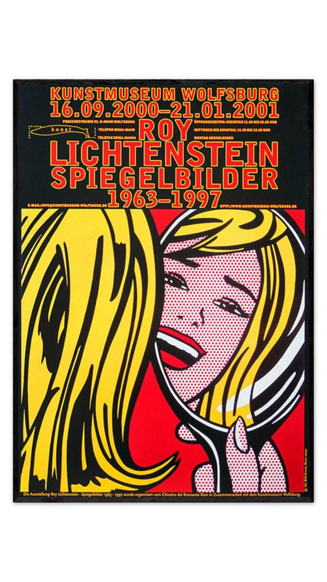 Roy Lichtenstein | 2000 | Girl in Mirror | Spielberger Exhibition Poster