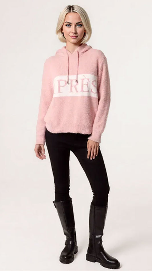 Brushed "Après" hooded jumper | 3 Colours | last 1