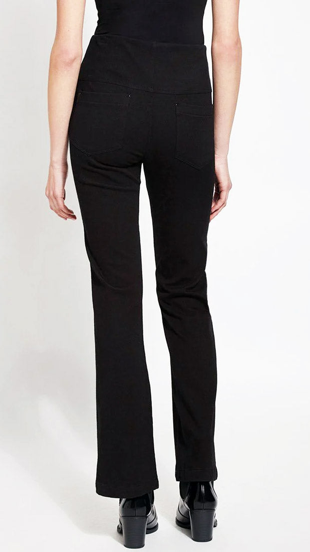 Bootcut denim leggings | Black | by Lysse NY | AW25/6