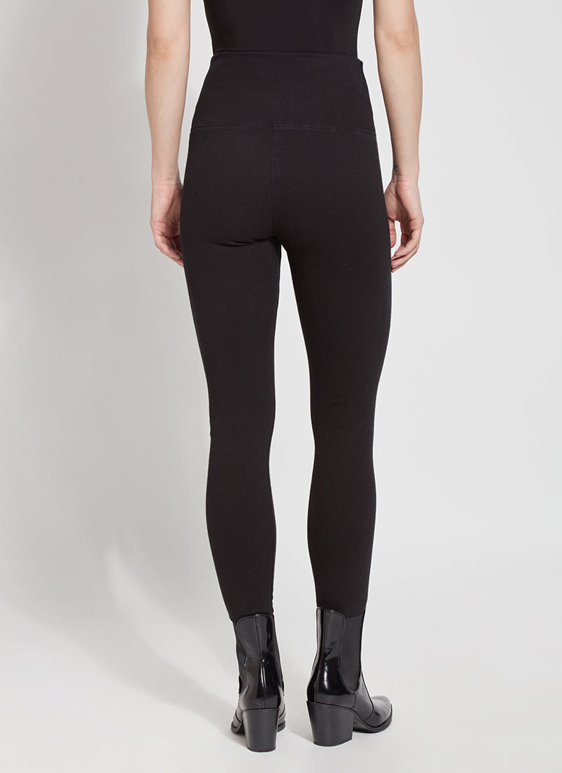 "6175" high-waist denim leggings | Black | by Lysse NY | AW25/6