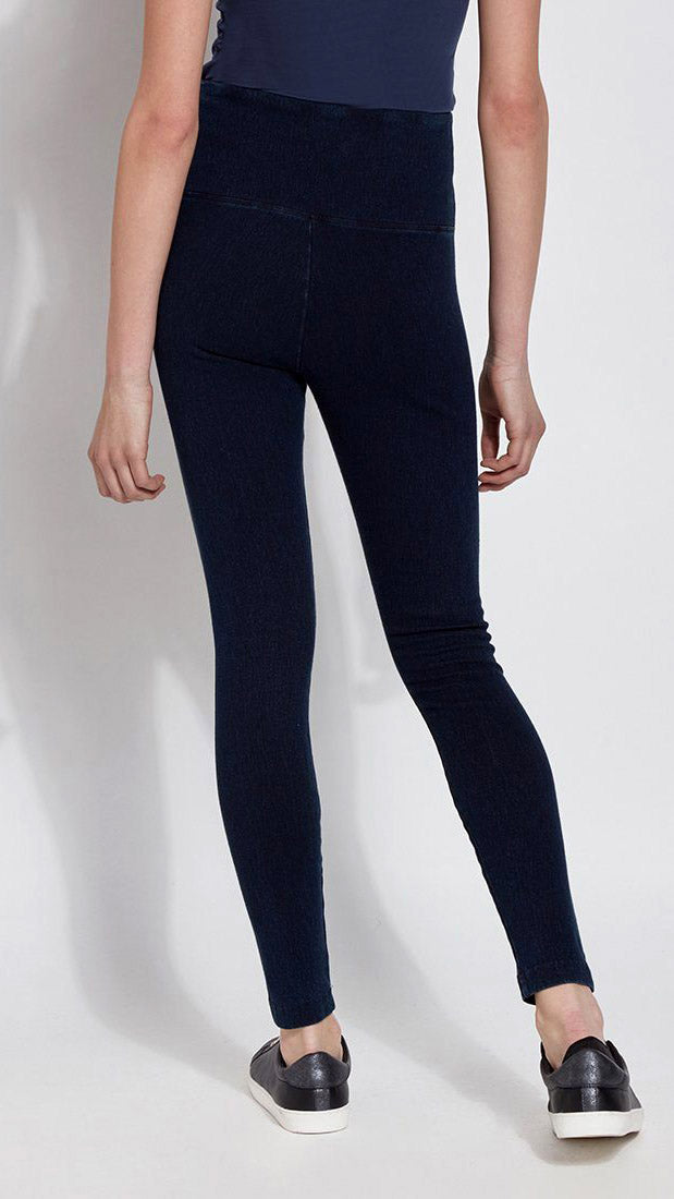 High-waist Denim 6175 Lysse Leggings (Indigo)