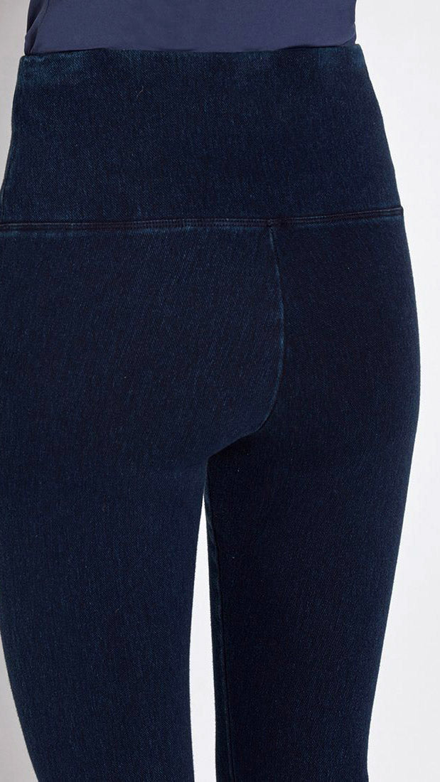 High-waist Denim 6175 Lysse Leggings (Indigo)