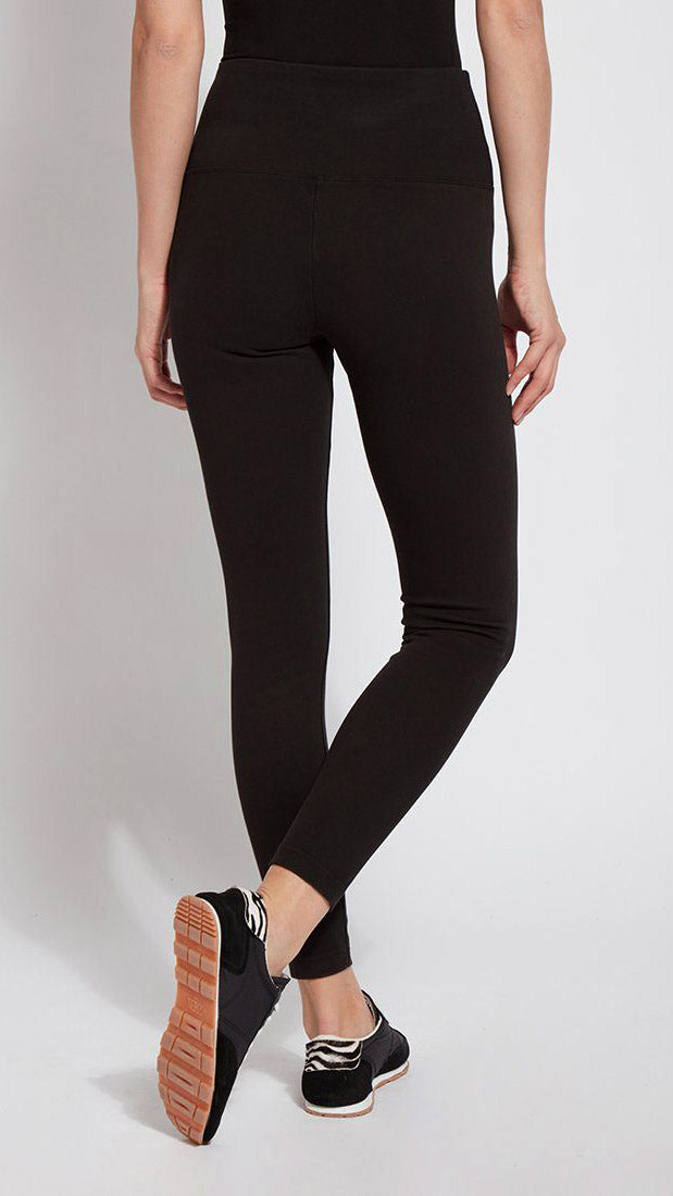 High-waist Denim 6175 Lysse Leggings (Black)