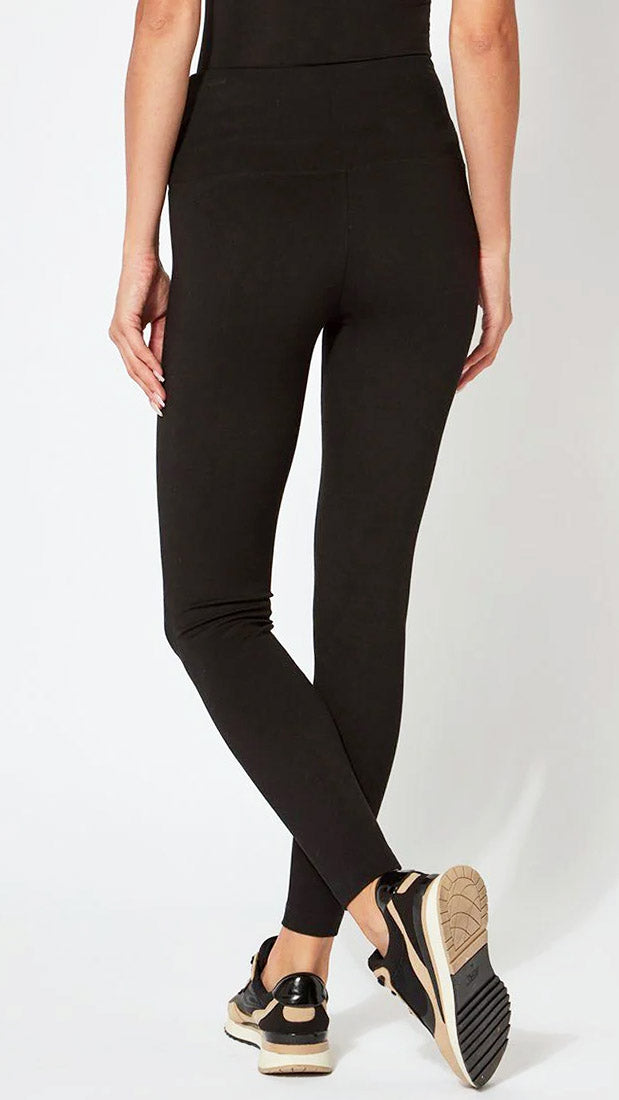 Signature ponte centre-seam leggings | Black | by Lysse NY | AW25/6