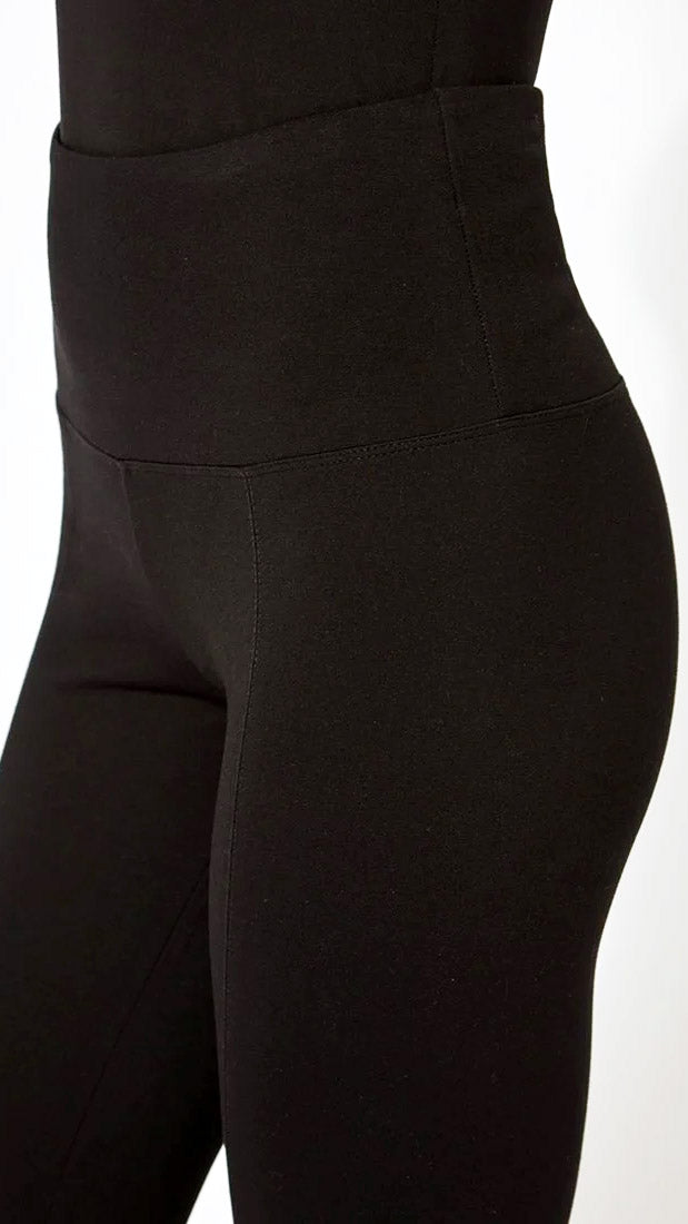 Signature ponte centre-seam leggings | Black | by Lysse NY | AW25/6