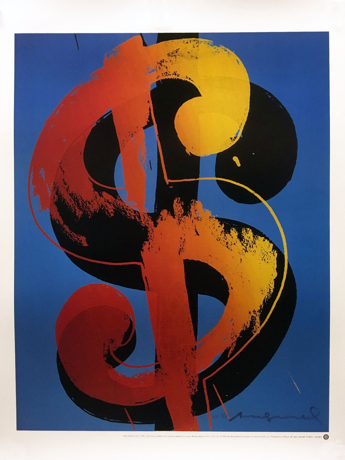 Andy Warhol | 2000 | $1 | Authorised Foundation Issue Original Vintage Lithograph