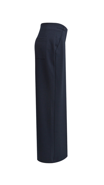 Super wide leg pants | Marine | by Smith & Soul