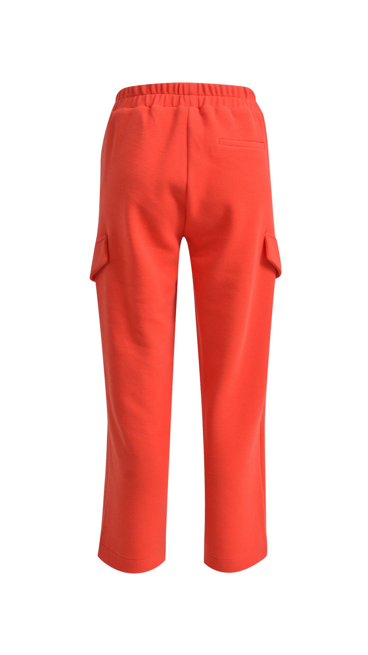 Structured interlock pants | Fire red | by Smith & Soul