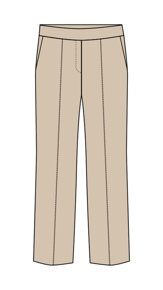 Interlock pants | Beige | by Smith & Soul