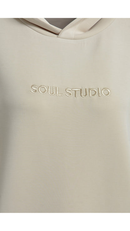 Soul studio hoodie | Sand | by Smith & Soul