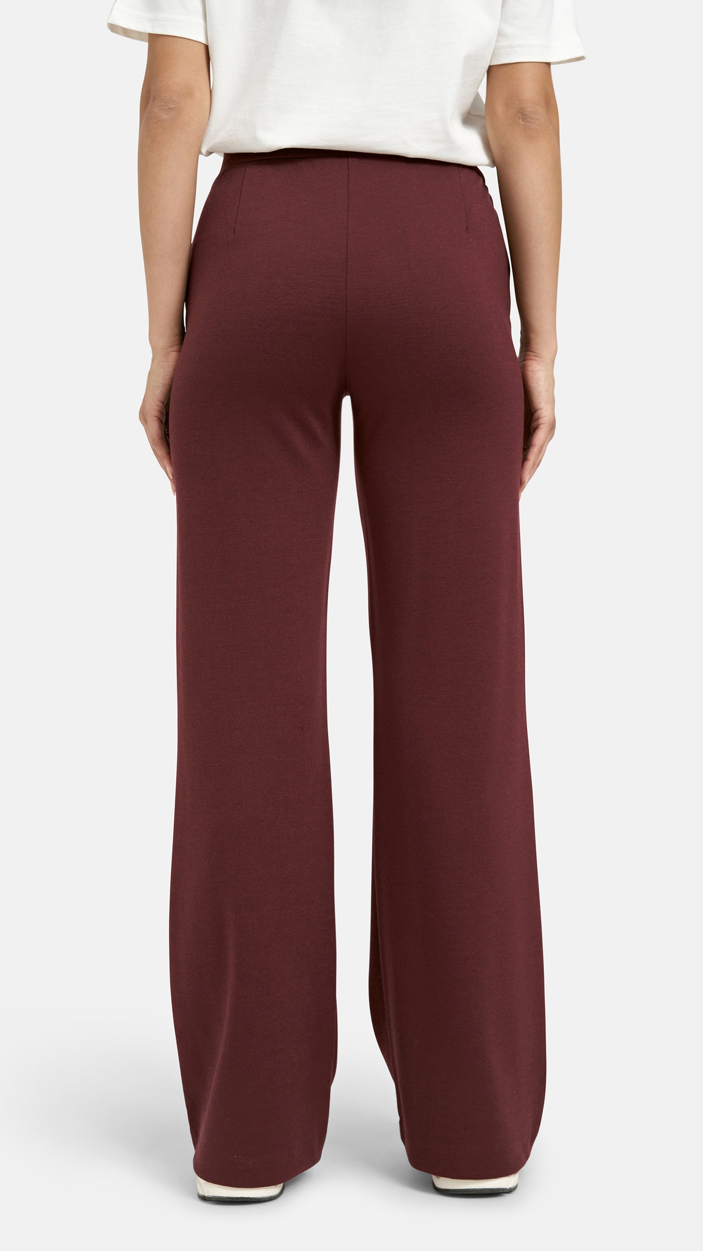 Interlock jersey pants | Bordeaux | by Smith & Soul