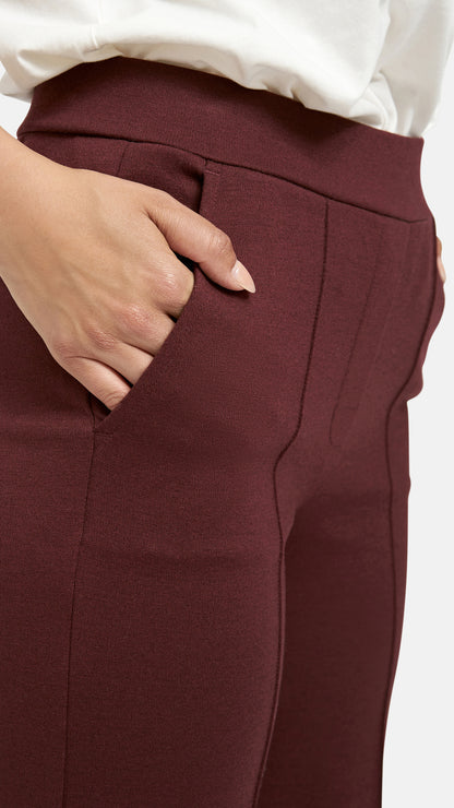Interlock jersey pants | Bordeaux | by Smith & Soul