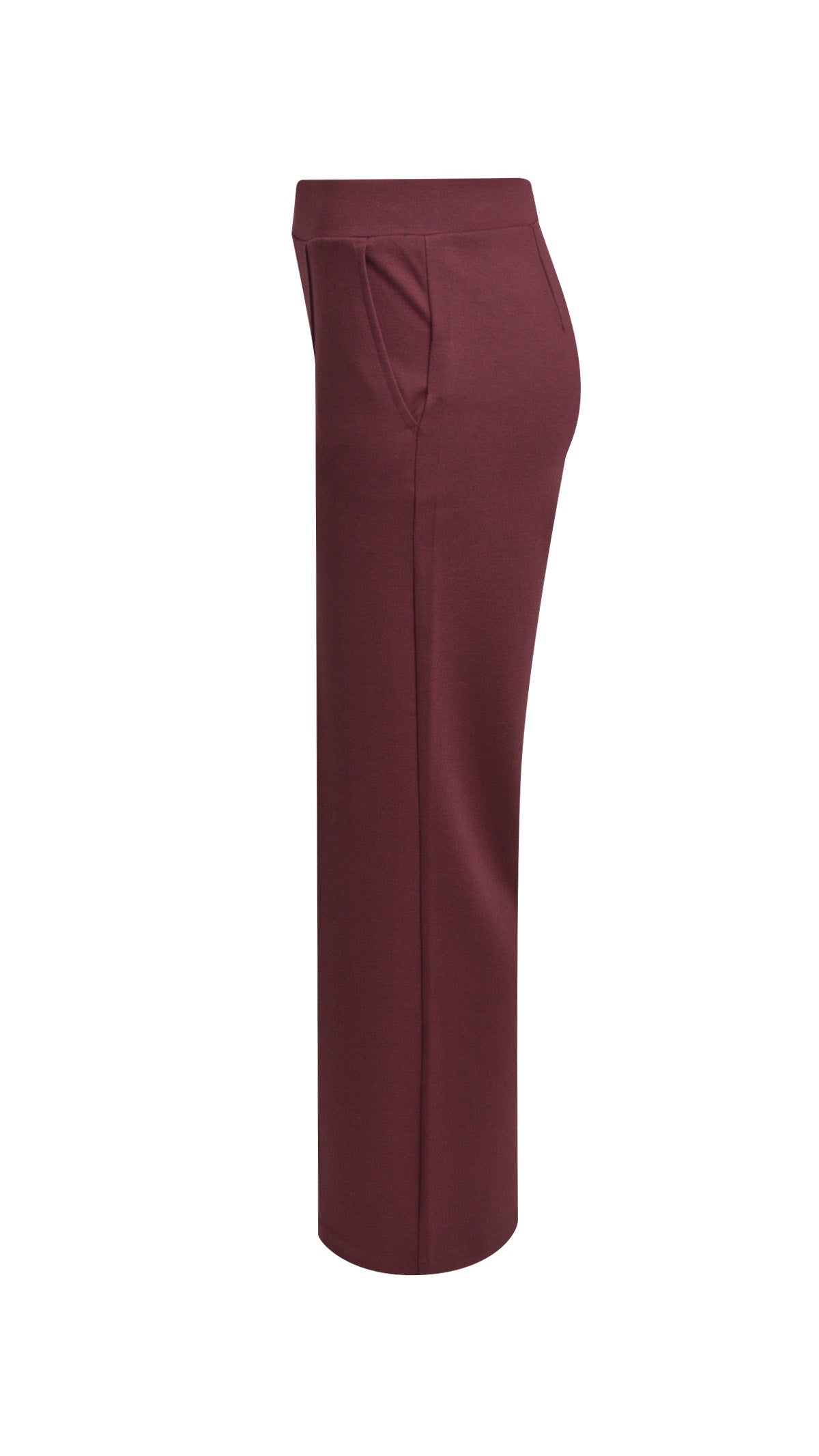 Interlock jersey pants | Bordeaux | by Smith & Soul