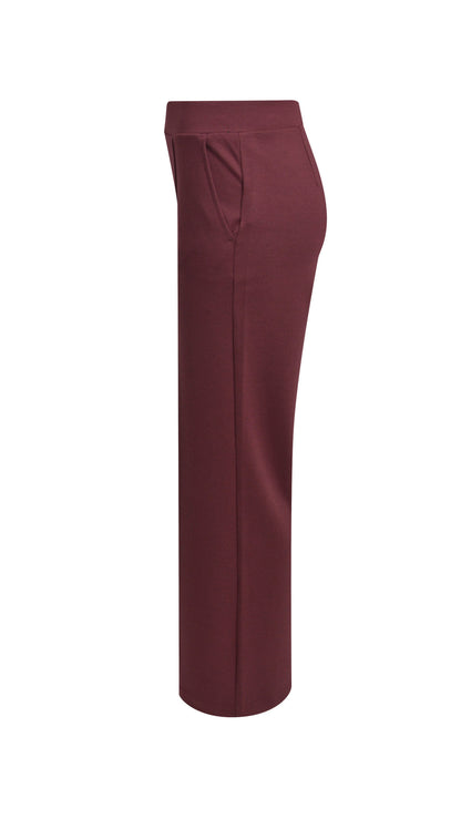 Interlock jersey pants | Bordeaux | by Smith & Soul