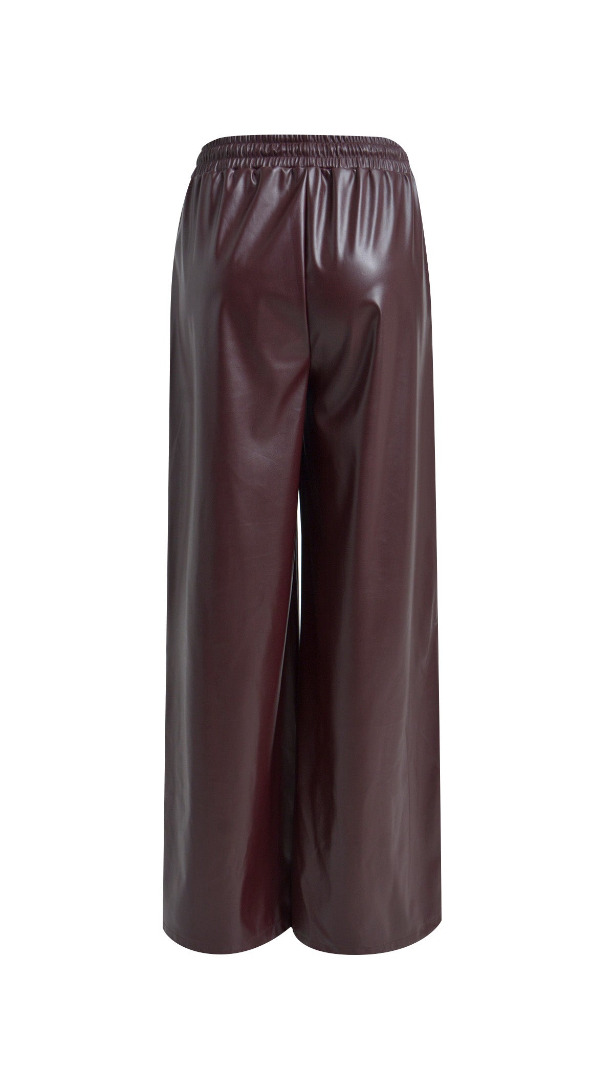 Faux leather pants | Bordeaux | by Smith & Soul