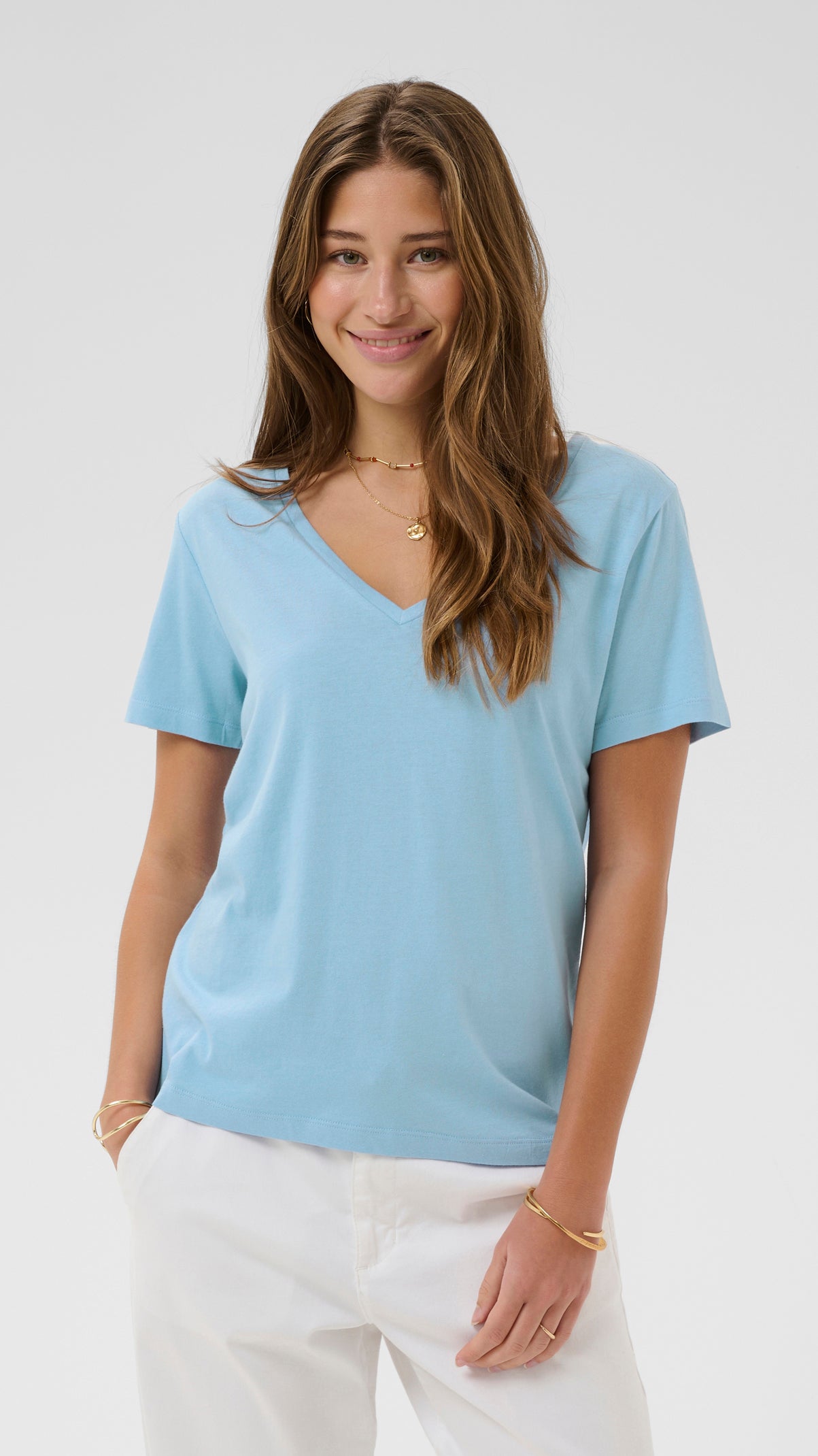 Ultra soft v-neck t-shirt | 3 Colours | by Cream