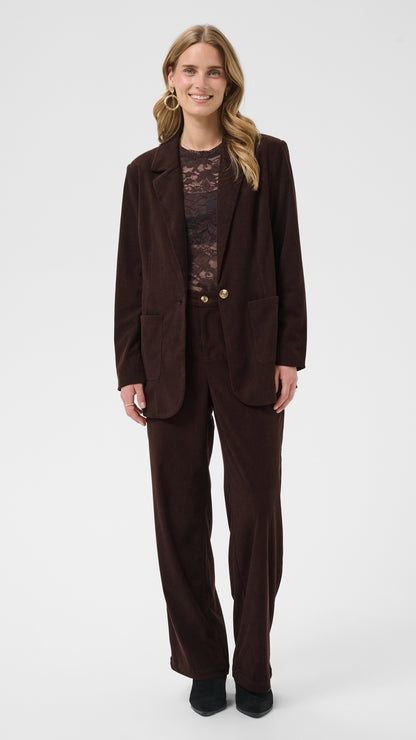 Corduroy blazer | Chocolate | by Cream