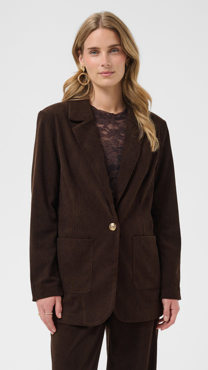 Corduroy blazer | Chocolate | by Cream