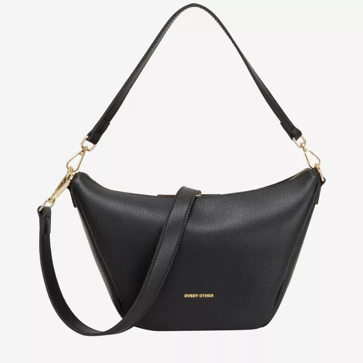 Textured curved shoulder/crossbody bag | 2 Colours | by Every Other