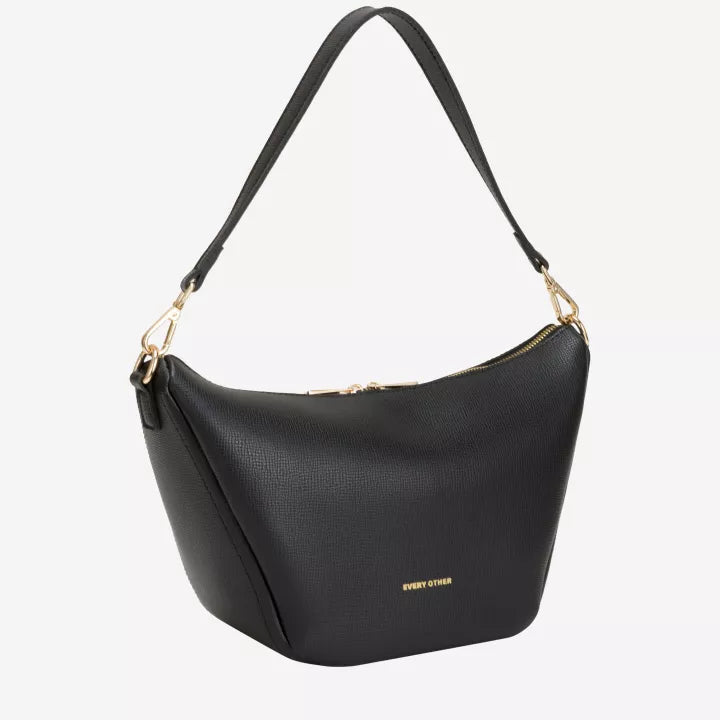 Textured curved shoulder/crossbody bag | 2 Colours | by Every Other