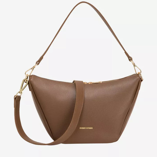 Textured curved shoulder/crossbody bag | 2 Colours | by Every Other