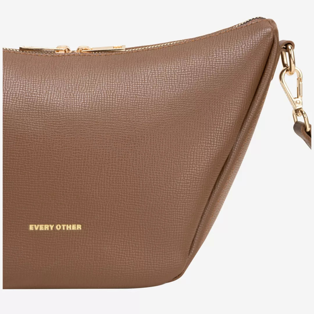 Textured curved shoulder/crossbody bag | 2 Colours | by Every Other