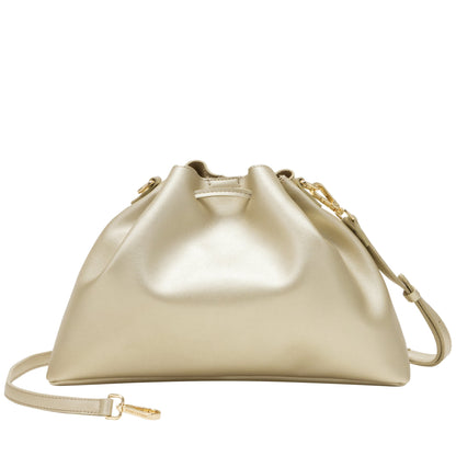 Drawstring shoulder/crossbody bag | Gold | by Every Other