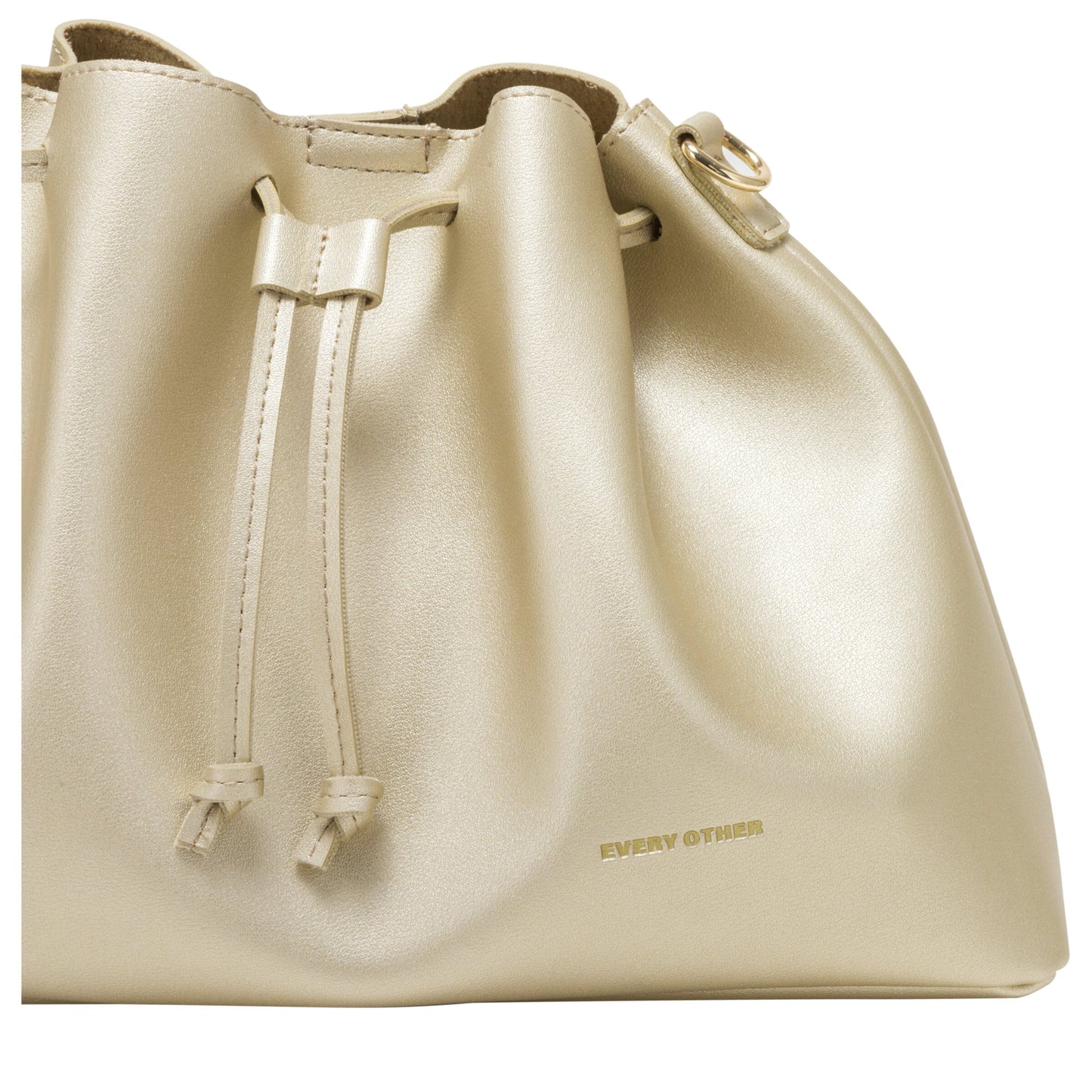 Drawstring shoulder/crossbody bag | Gold | by Every Other