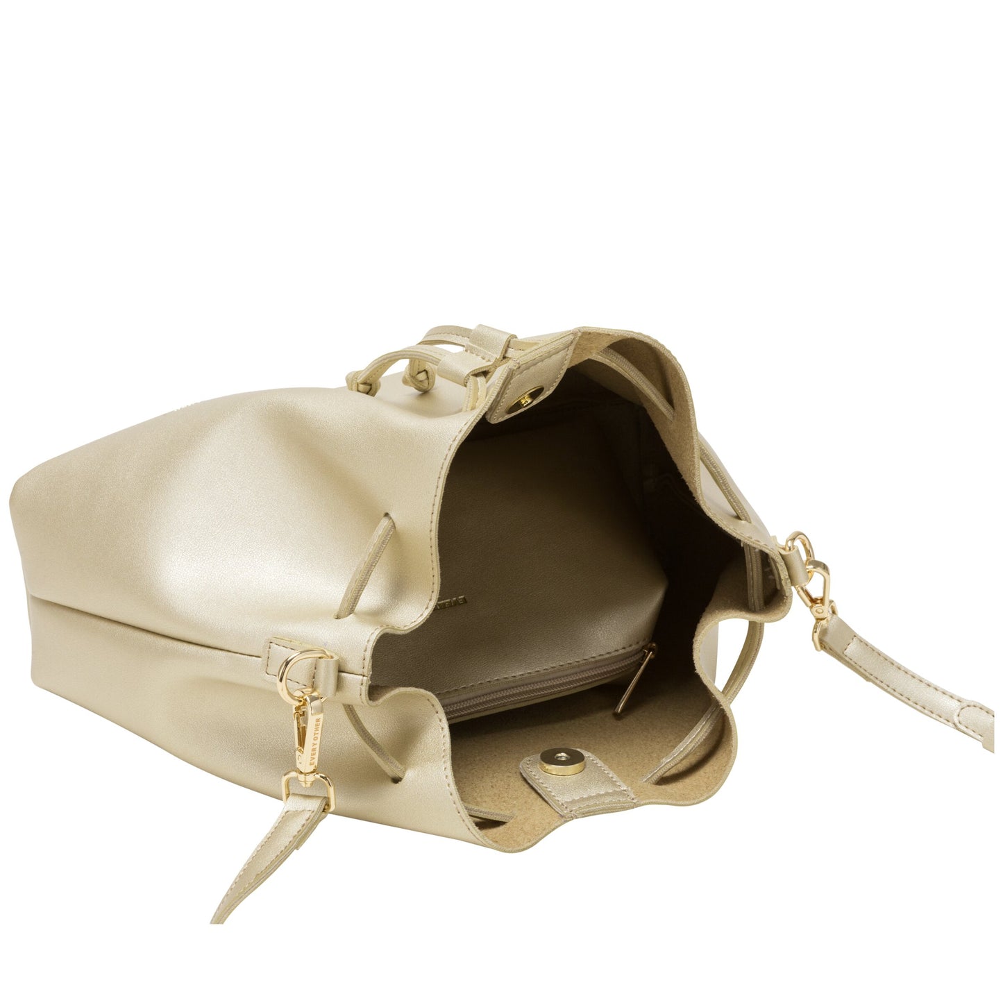 Drawstring shoulder/crossbody bag | Gold | by Every Other