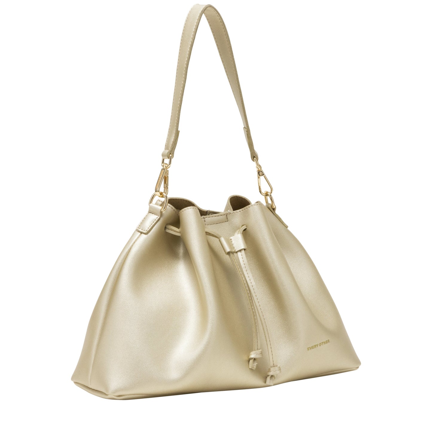 Drawstring shoulder/crossbody bag | Gold | by Every Other