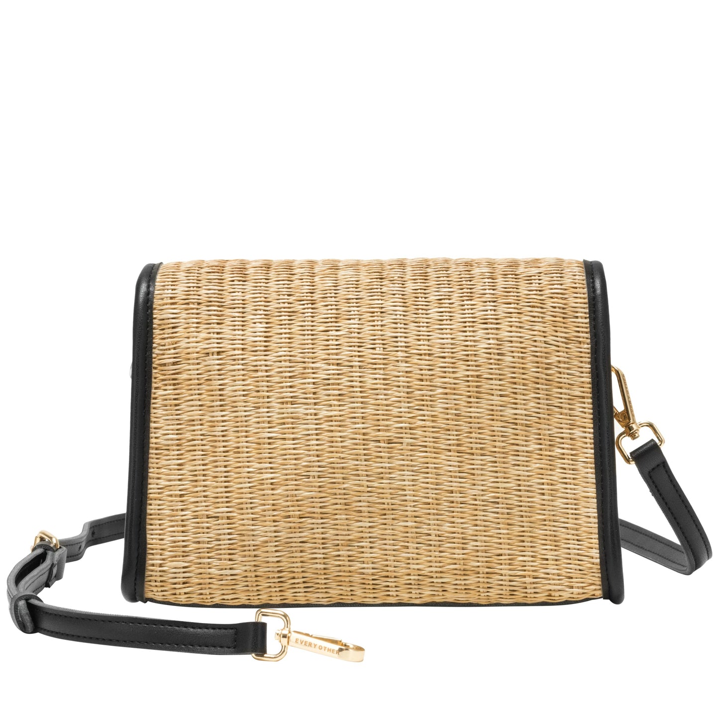 Straw flap over crossbody bag | 2 Colours | by Every Other