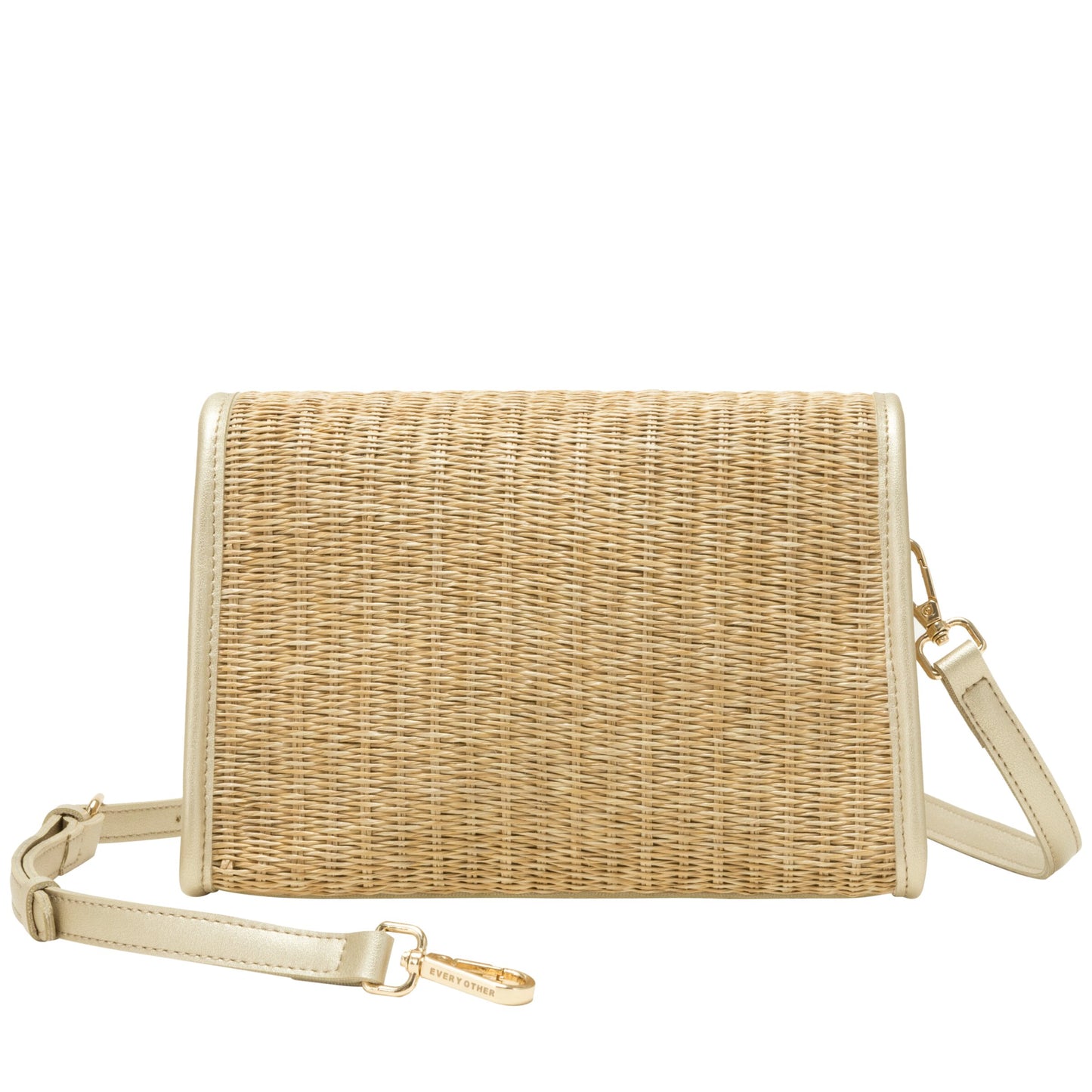 Straw flap over crossbody bag | 2 Colours | by Every Other