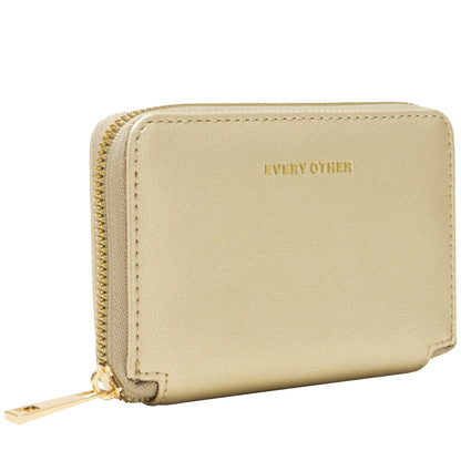 Full zip purse | Gold | by Every Other