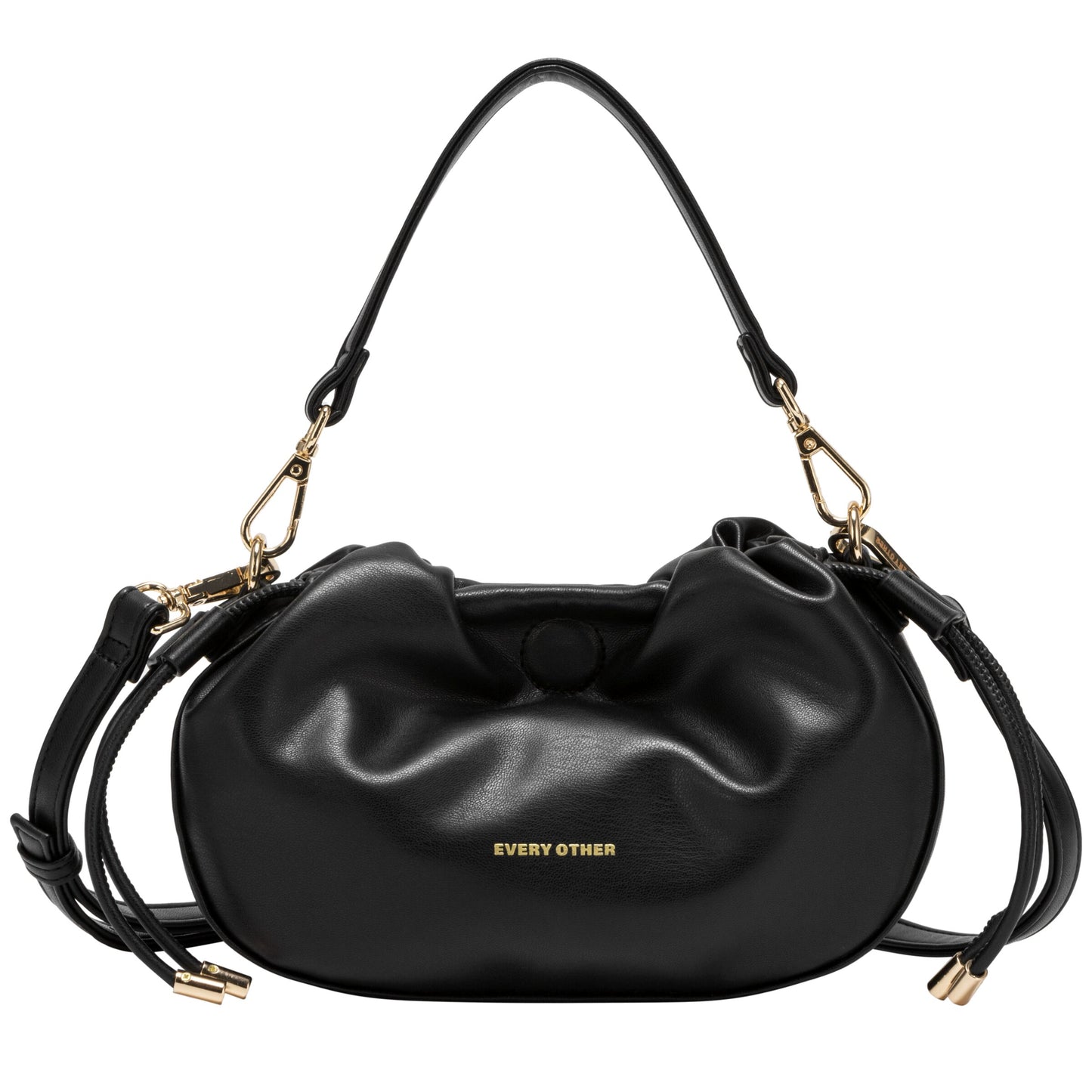 Vegan leather drawstring crossbody bag | 2 Colours | by Every Other