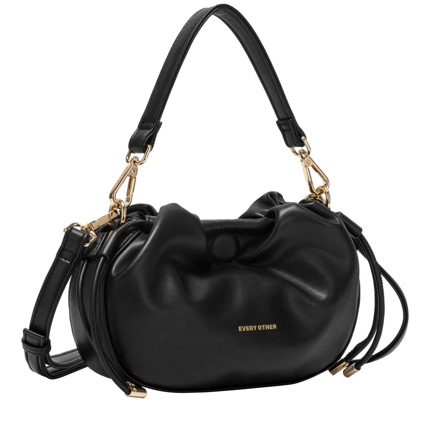 Vegan leather drawstring crossbody bag | 2 Colours | by Every Other