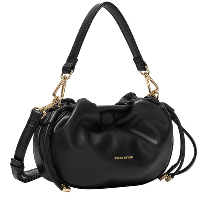 Vegan leather drawstring crossbody bag | 2 Colours | by Every Other
